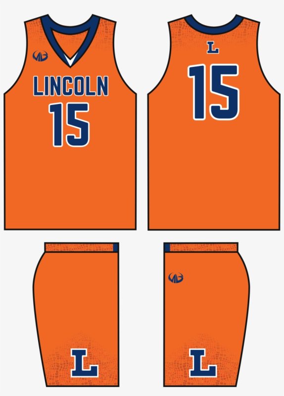 Баскетбольная майка макет