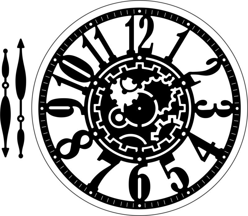 Циферблат стимпанк