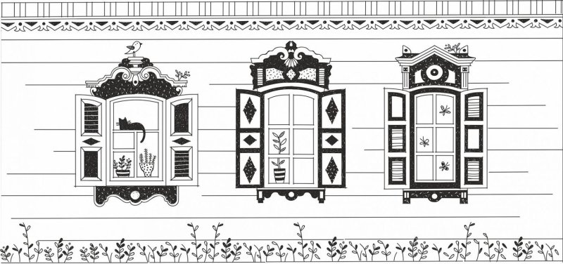 Наличник рисунок