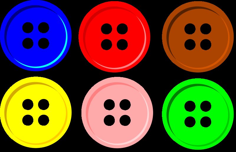 Цветные пуговицы