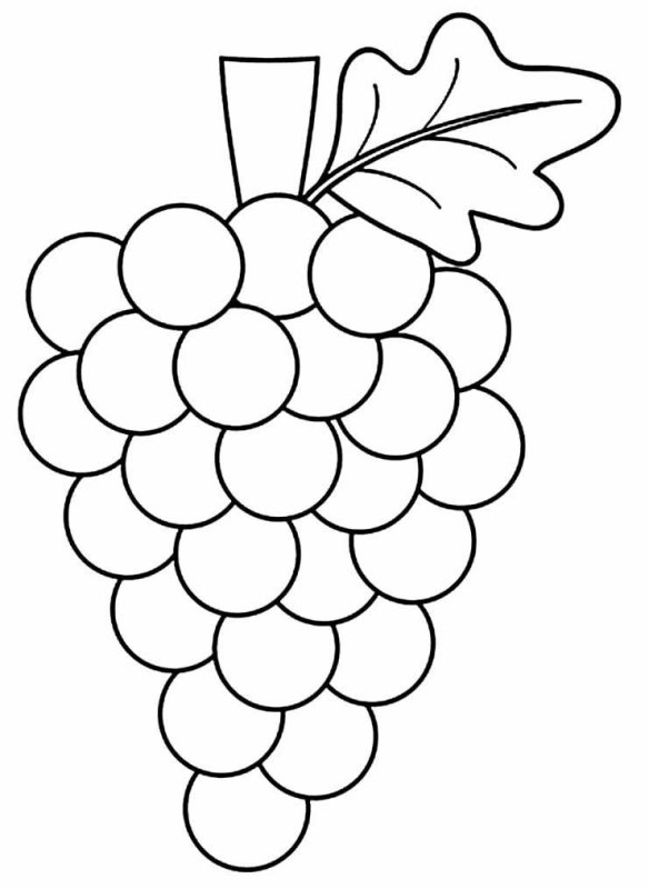 Трафарет "фрукты"