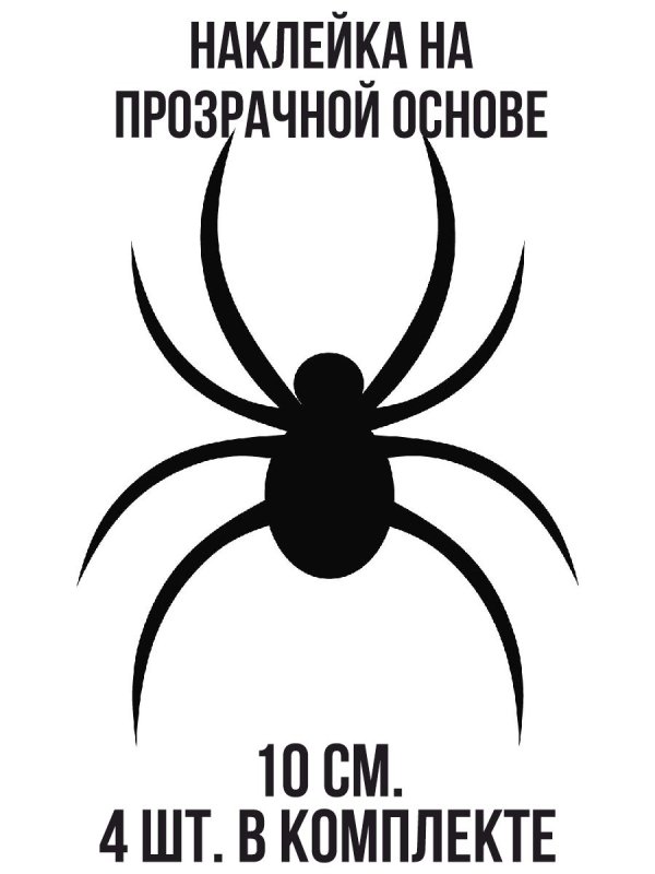 Черный паук на стене