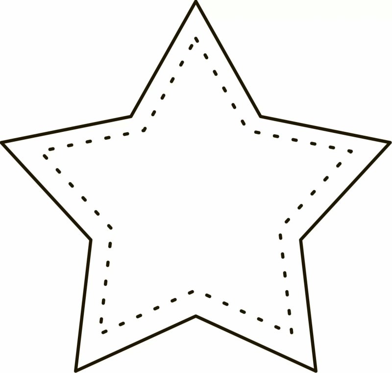Звезда шаблон