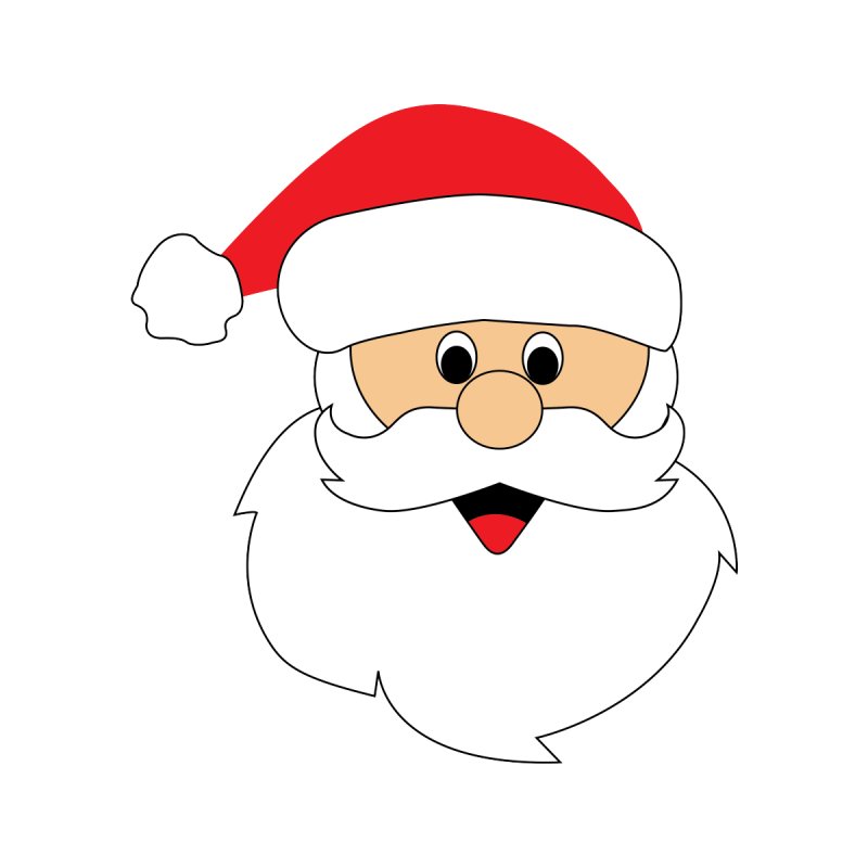 Голова Деда Мороза