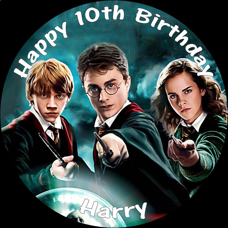 Гарри Поттер сахарная печать