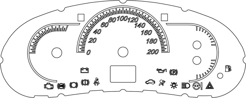 Схема приборной панели Лада Калина 1