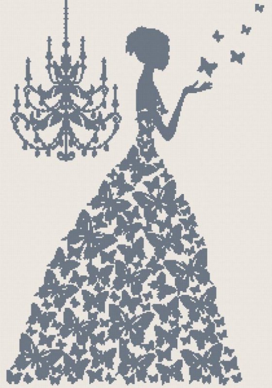 Девушка на окно трафарет