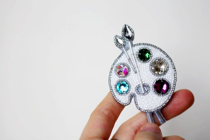 Броши из бисера для начинающих