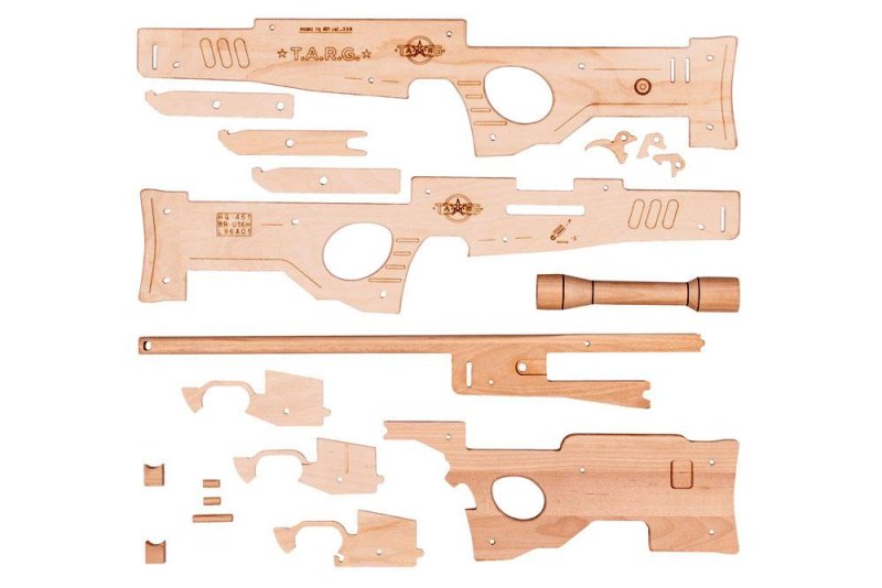 Снайперская винтовка АВП из дерева