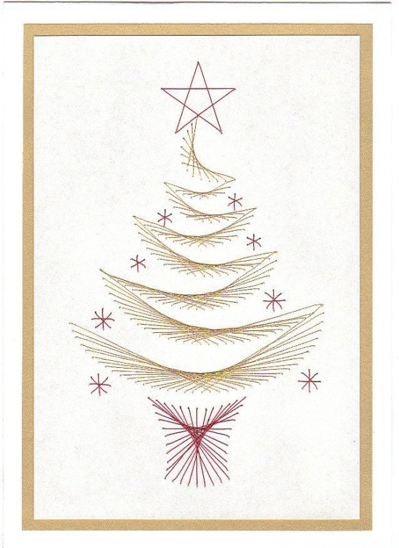 Изонить елка