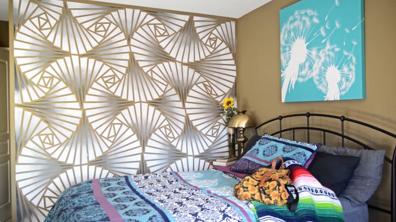 Геометрический орнамент в интерьере