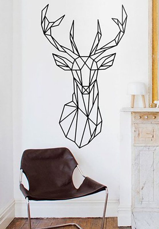 Голова оленя в интерьере