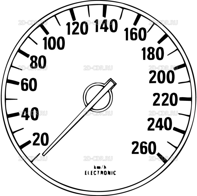 Спидометр рисунок