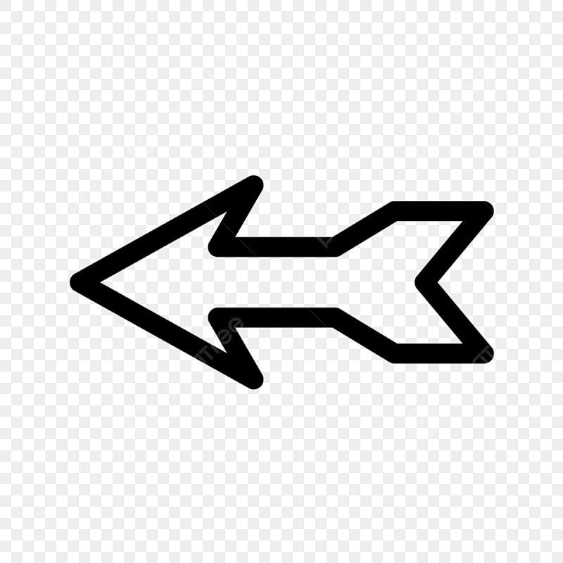 Стрелка трафарет