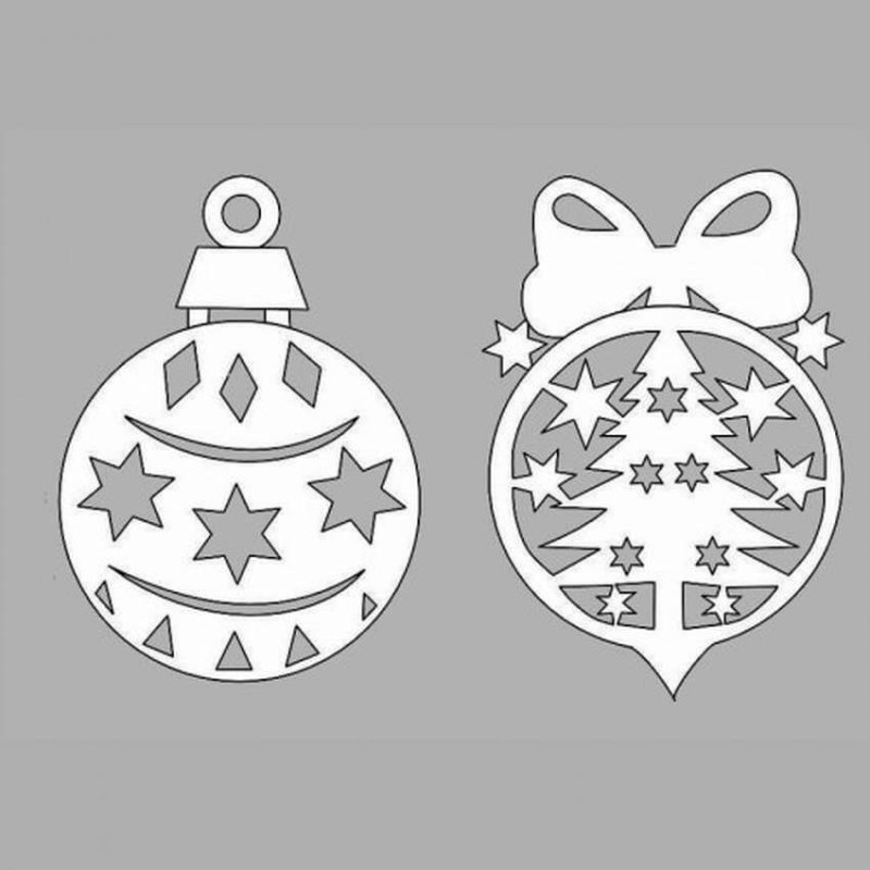 Елочная ИГРУШКИТРАФАРЕТЫ