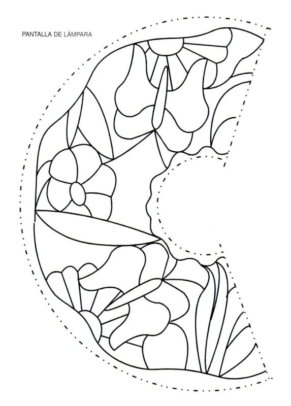 Витраж трафареты для росписи