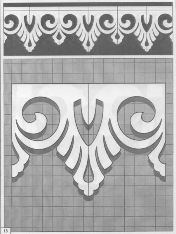 Узоры для прорезной резьбы по дереву трафареты