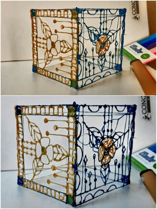 Фоторамка 3d ручкой