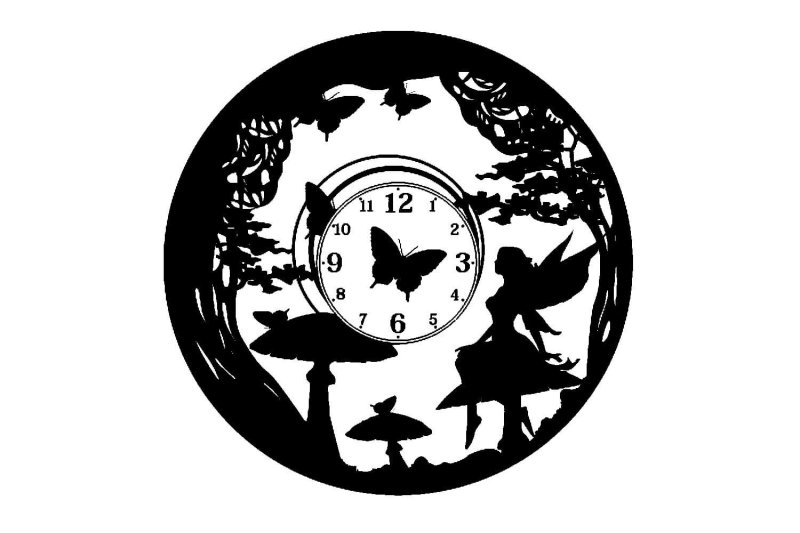 Трафарет для виниловых часов