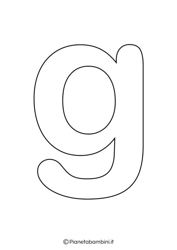 Английский алфавит буква g