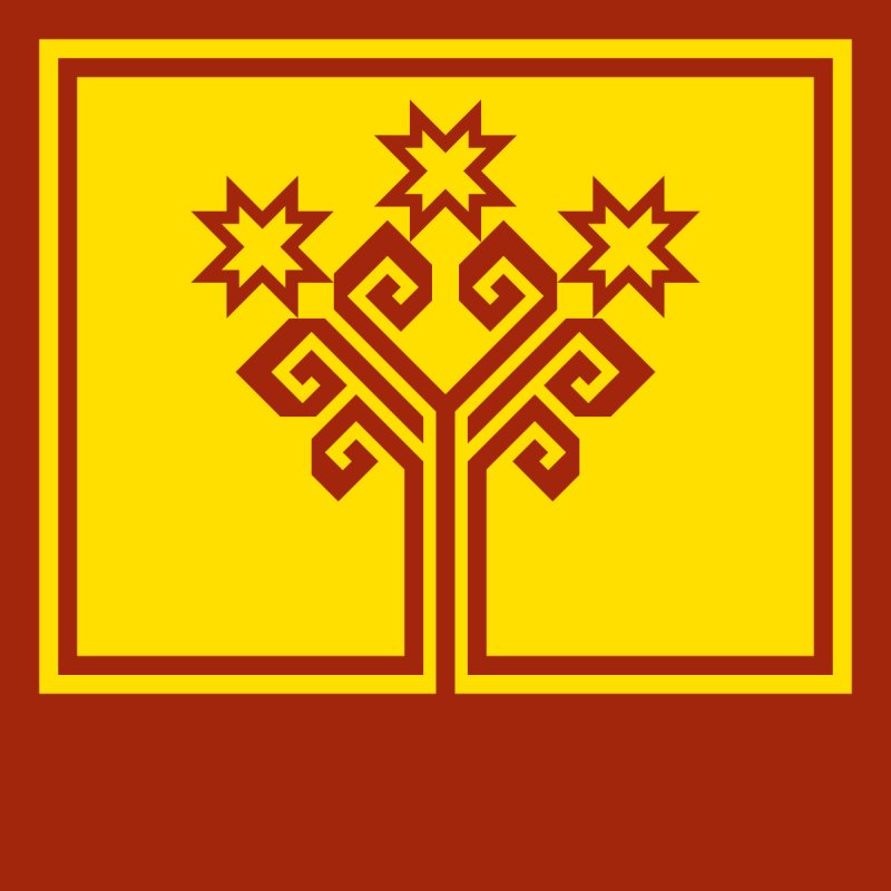 Флаг чуваш Республики Чувашия