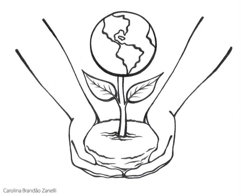 Раскраска охрана природы