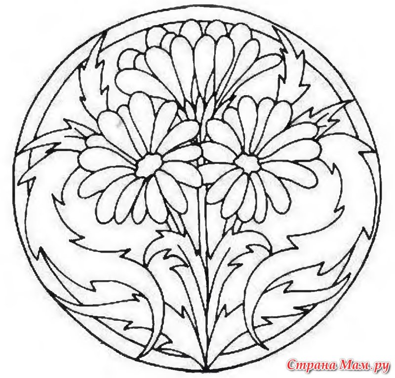 Трафареты для росписи тарелок