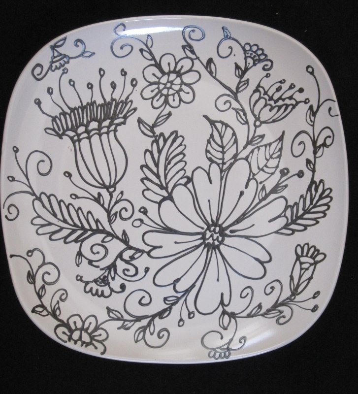 Узоры для росписи тарелок