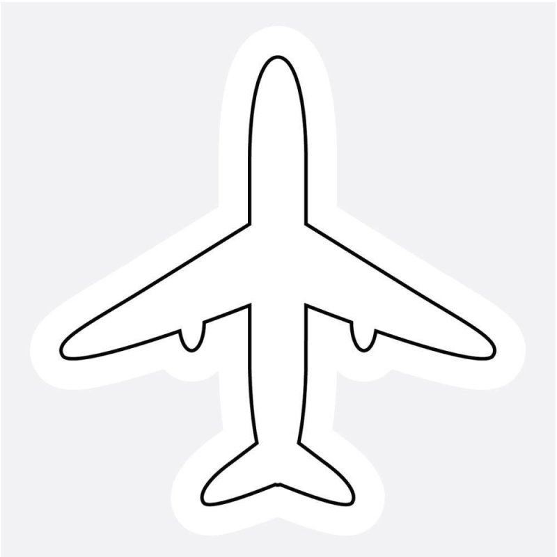 Шаблон самолета