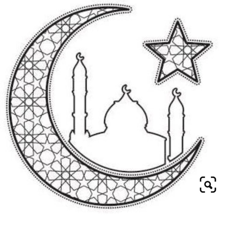 Мечеть раскраска