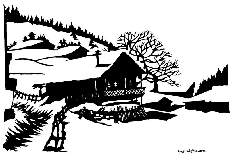 Пейзажи для выжигания по дереву