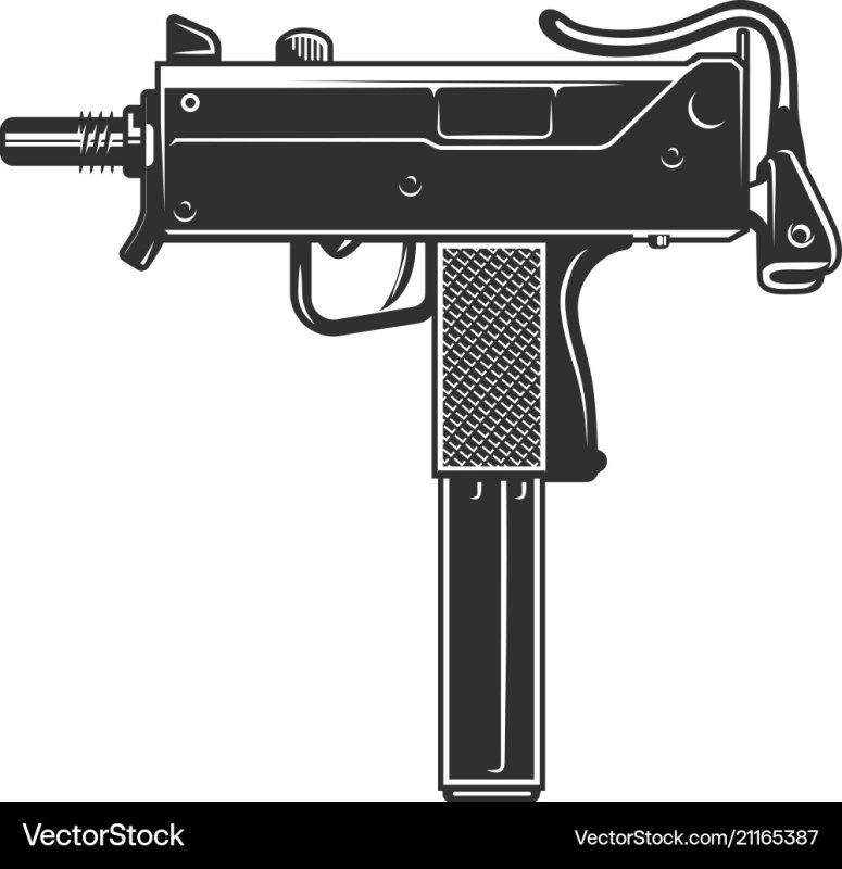 УЗИ оружие тату