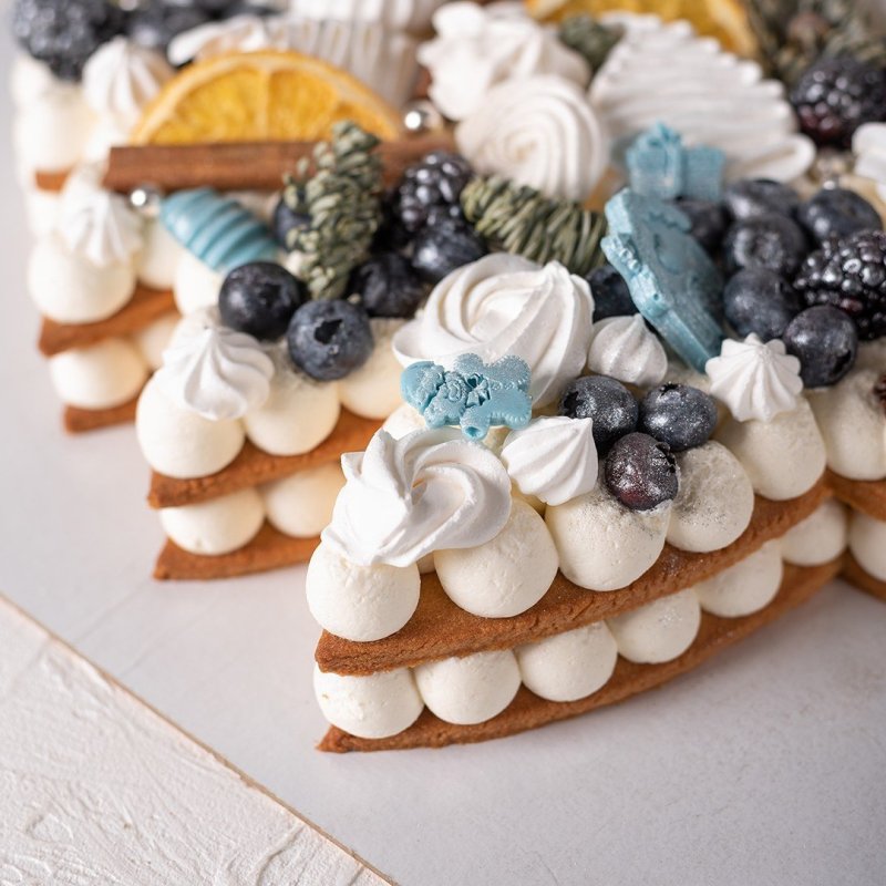 Торт елка медовые коржи