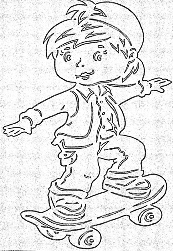 Вытынанки дети