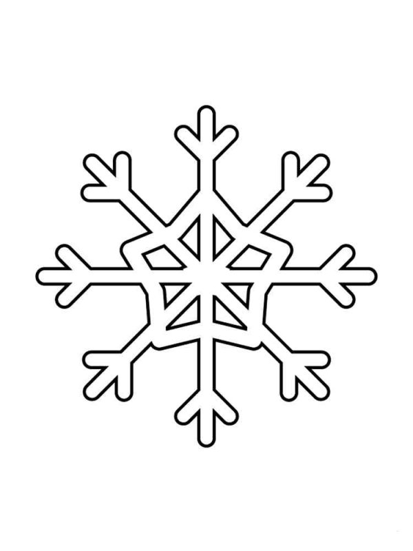 Снежинки для раскрашивания детям