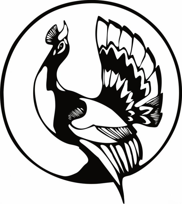 Силуэт глухаря