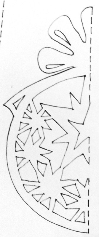 Вытынанки новогодние