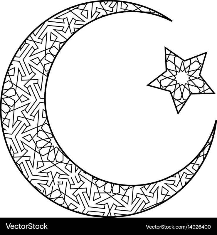 Полумесяц узорный