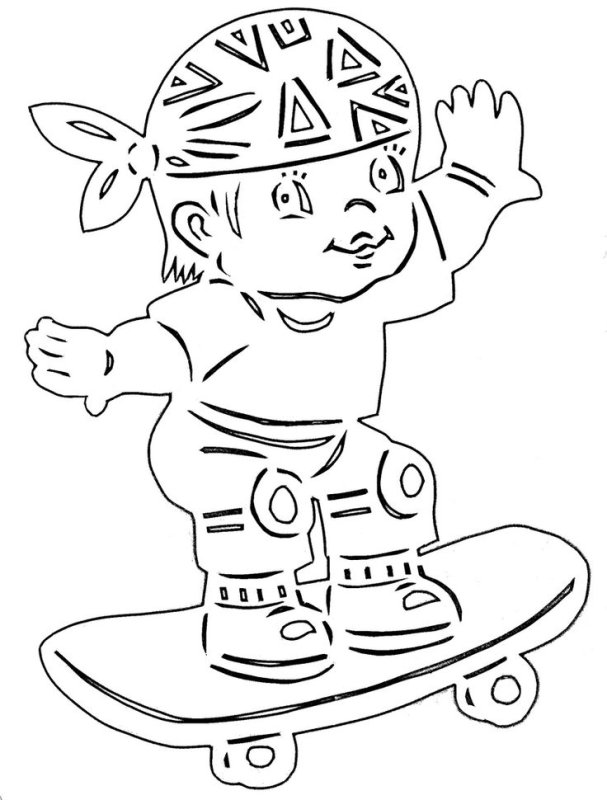 Вытынанки дети