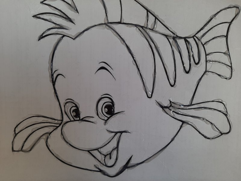 Трафарет для тиснения по фольге