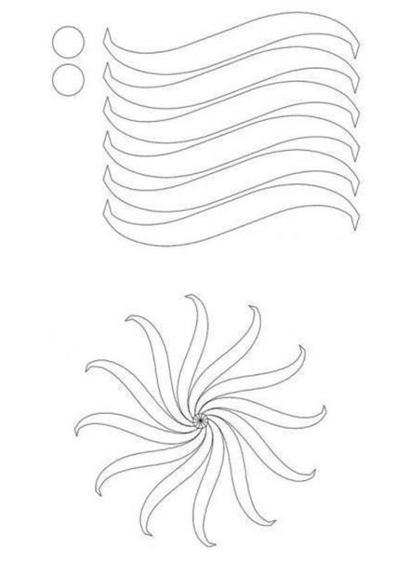 Шары из бумаги схемы