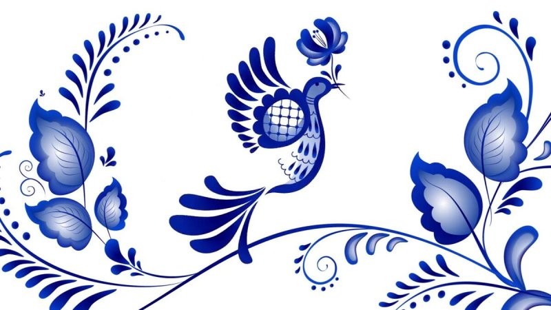 Народная роспись Гжель