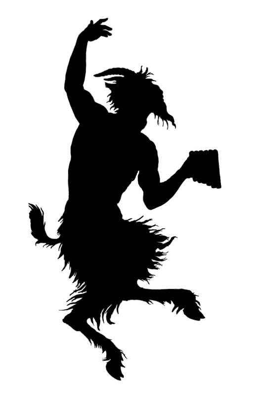 Черт силуэт