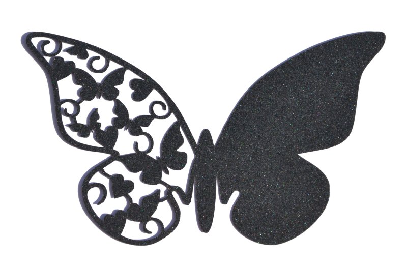 Трафареты бабочек для декора