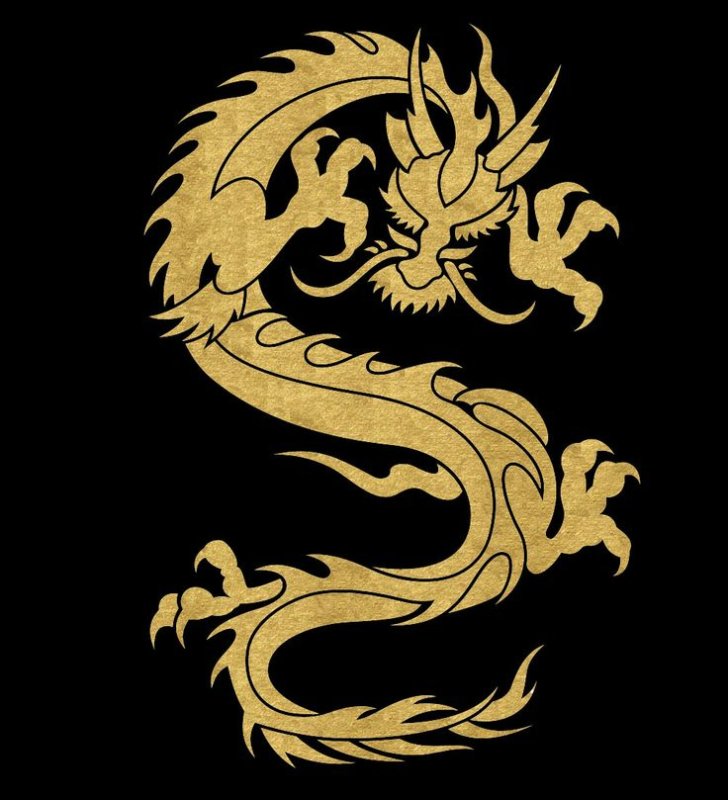 Дракон узор