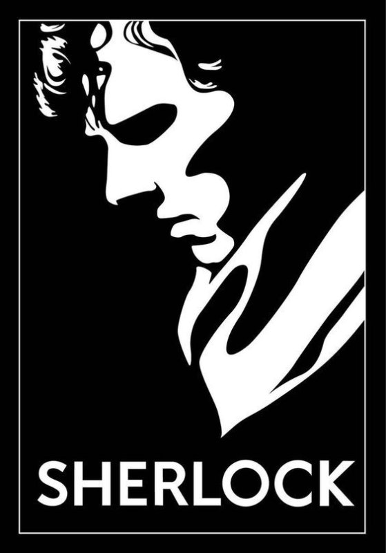 Шерлок силуэт Бенедикт