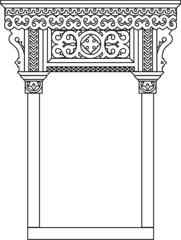 Эскизы наличников