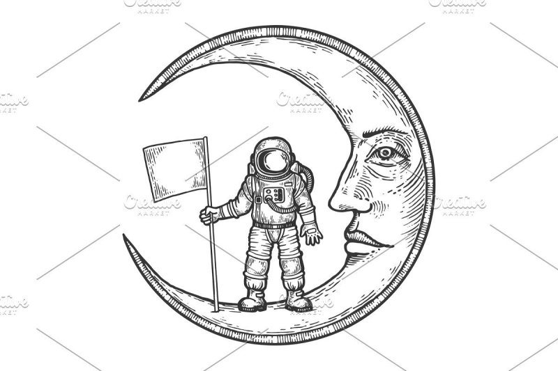 Космонавт раскраска для детей