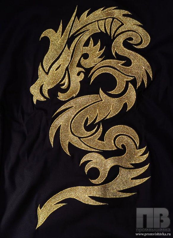 Вышивка дракон