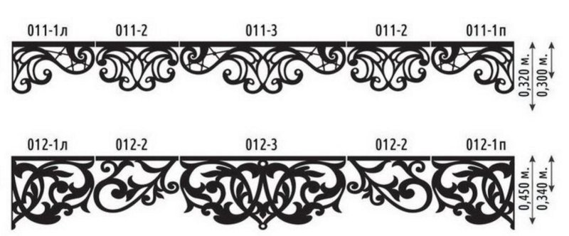 Схемы ажурных ламбрекенов